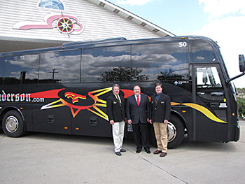 IMG’s Anderson Coach celebrates their 80th Anniversary and takes delivery of the 500th Temsa TS 35 featured image